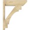Ekena Millwork Merced Slat Rough Sawn Outlooker, Douglas Fir, 8"W x 26"D x 32"H OUT08X26X32MRC06RDF - alternate 3